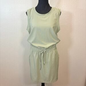 CALVIN KLEIN PERFORMANCE Mini Dress Pistachio Sz M Spring Sporty Athletic Casual